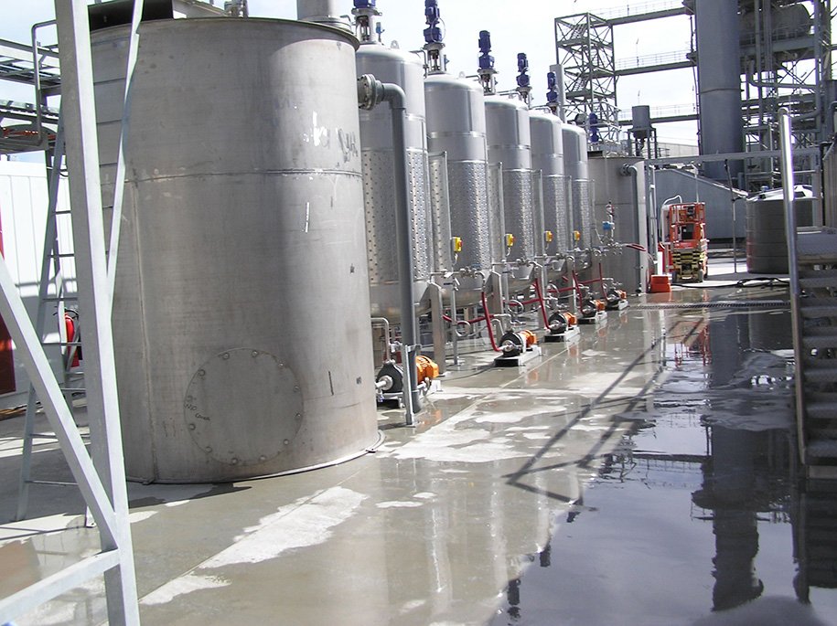 large kilns at soda ash plant in adelaide